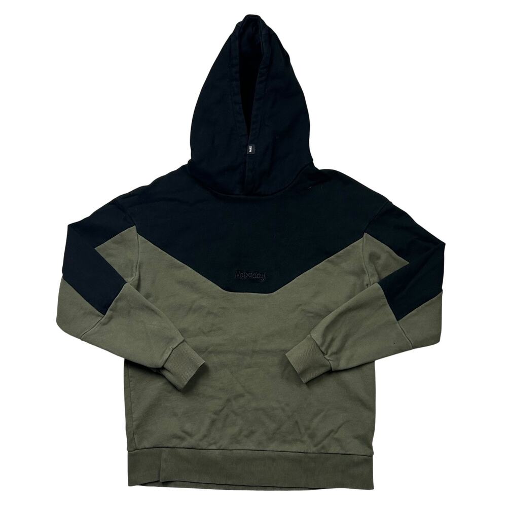 Nobaday Black and Green Max Pull-over Hoodie